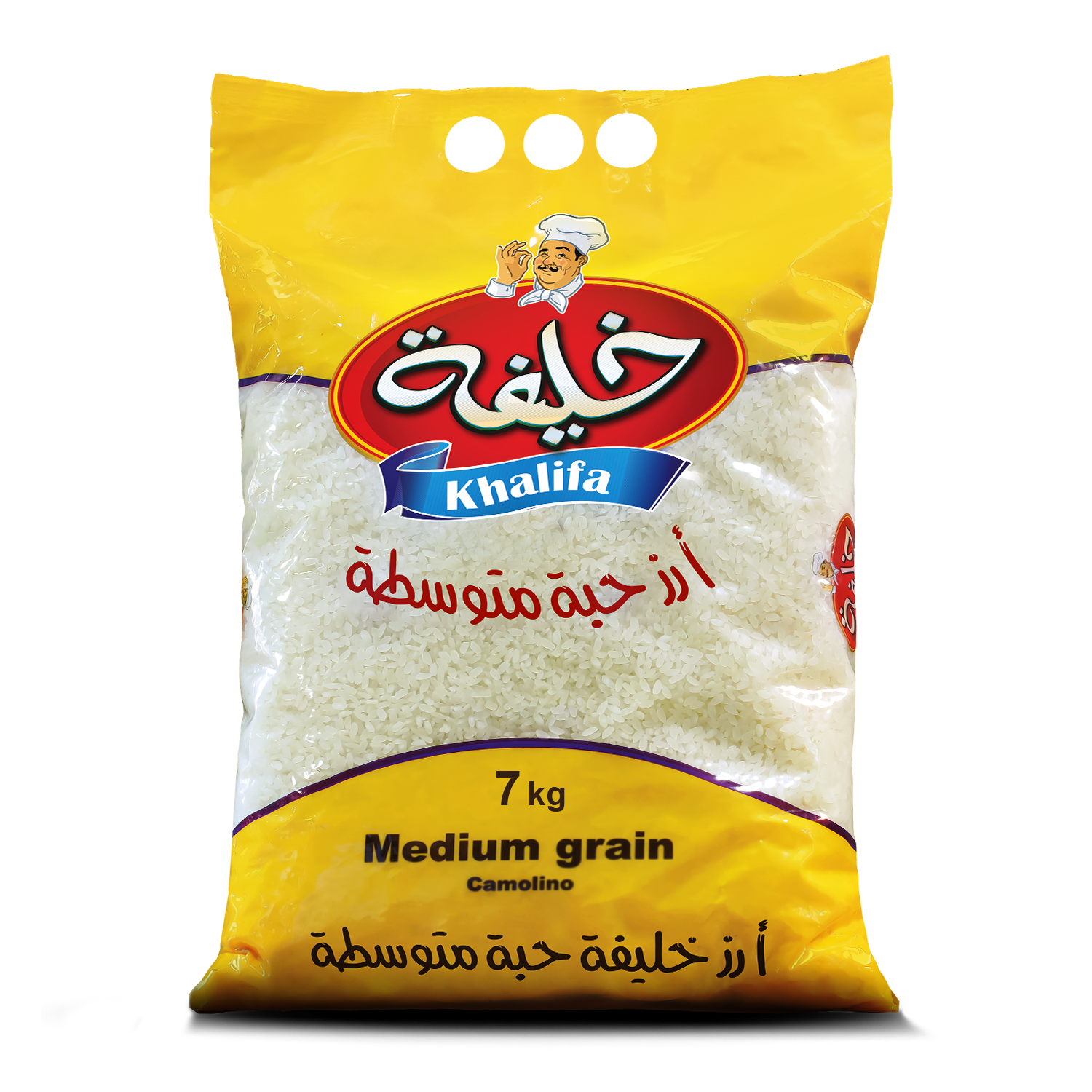 خليفة ارز حبة متوسطة 7 كغم*1